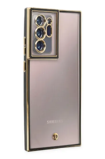 Newface Samsung Galaxy Note 20 Ultra Kılıf Liva Lens Silikon - Siyah resmi