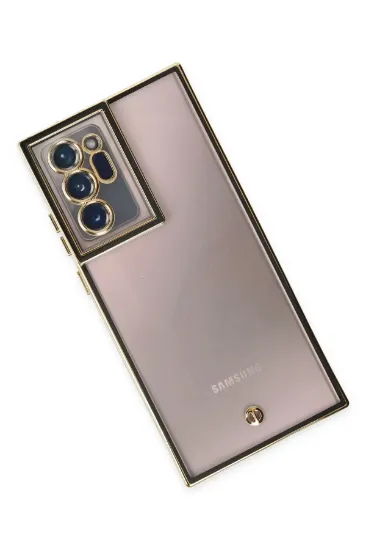 Newface Samsung Galaxy Note 20 Ultra Kılıf Liva Lens Silikon - Siyah resmi