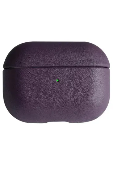 Newface Airpods 3 (3.nesil) 405 Deri Kılıf - Mor resmi