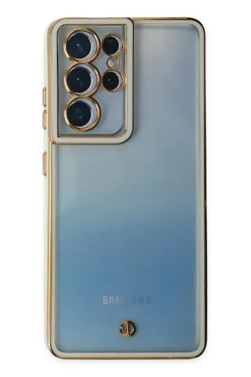 Newface Samsung Galaxy S21 Ultra Kılıf Liva Lens Silikon - Beyaz resmi