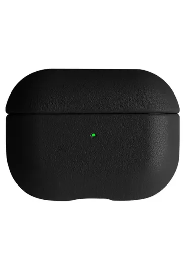 Newface Airpods Pro 2 (2.nesil) 405 Deri Kılıf - Siyah resmi