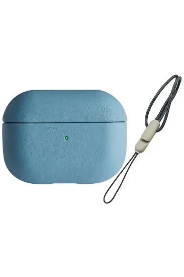 Newface Airpods Pro 2 (2.nesil) 405 Deri Kılıf - Sierra Blue resmi