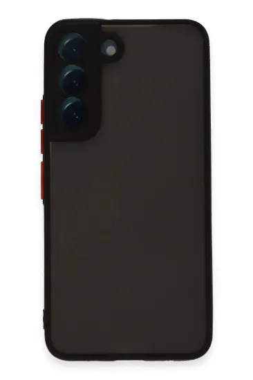 Newface Samsung Galaxy S22 Kılıf Montreal Silikon Kapak - Siyah resmi