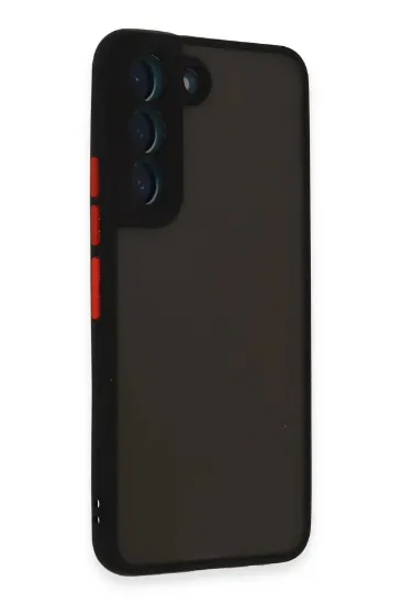 Newface Samsung Galaxy S22 Kılıf Montreal Silikon Kapak - Siyah resmi