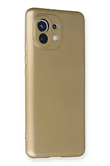 Newface Xiaomi Mi 11 Kılıf First Silikon - Gold resmi