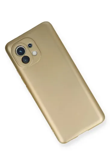 Newface Xiaomi Mi 11 Kılıf First Silikon - Gold resmi