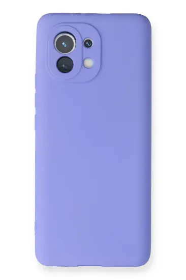 Newface Xiaomi Mi 11 Kılıf First Silikon - Lila resmi