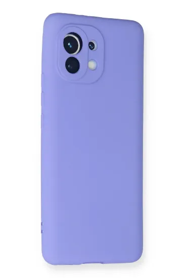Newface Xiaomi Mi 11 Kılıf First Silikon - Lila resmi