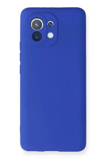 Newface Xiaomi Mi 11 Kılıf First Silikon - Lacivert resmi