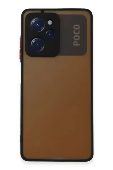 Newface Xiaomi Poco X5 Pro 5G Kılıf Montreal Silikon Kapak - Siyah resmi