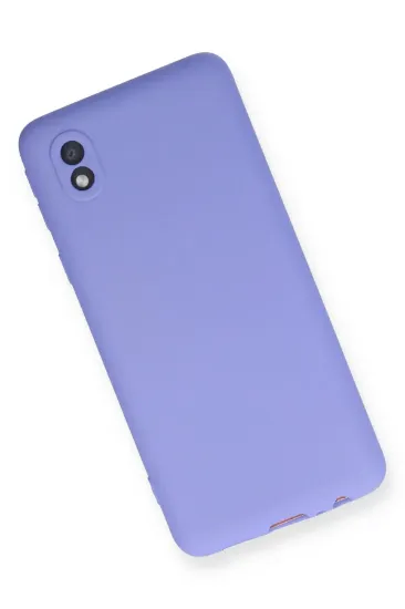 Newface Samsung Galaxy A01 Core Kılıf First Silikon - Lila resmi