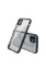 Newface iPhone 12 Mini Kılıf Miami Şeffaf Silikon - Lacivert resmi
