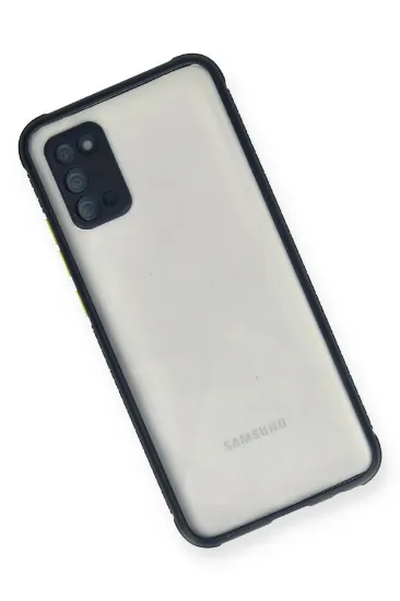 Newface Samsung Galaxy A02S Kılıf Miami Şeffaf Silikon - Lacivert resmi