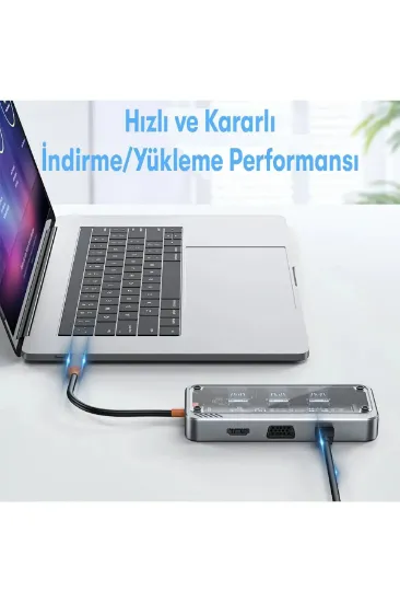 Newface Dönüştürücü 10in1 Hub SW10V - Gri resmi