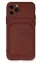 Newface iPhone 11 Pro Kılıf Kelvin Kartvizitli Silikon - Bordo resmi