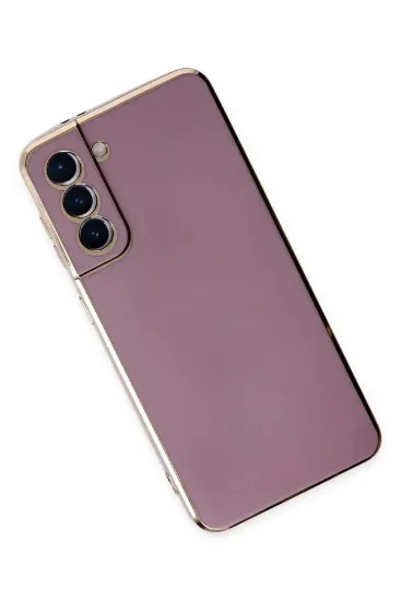 Newface Samsung Galaxy S21 Kılıf Volet Silikon - Mor resmi