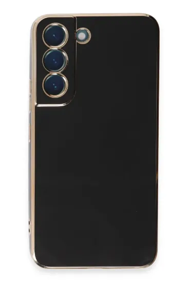 Newface Samsung Galaxy S21 Kılıf Volet Silikon - Siyah resmi