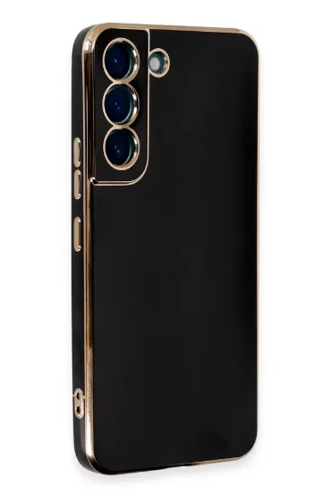 Newface Samsung Galaxy S21 Kılıf Volet Silikon - Siyah resmi