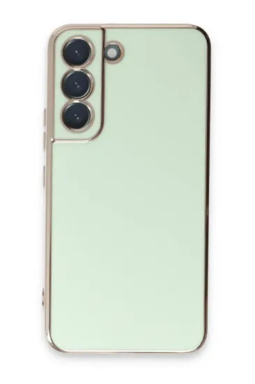 Newface Samsung Galaxy S21 Kılıf Volet Silikon - Açık Yeşil resmi