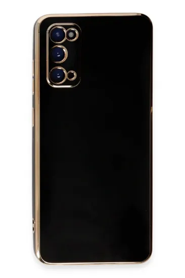 Newface Samsung Galaxy S20 Kılıf Volet Silikon - Siyah resmi
