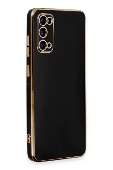 Newface Samsung Galaxy S20 Kılıf Volet Silikon - Siyah resmi