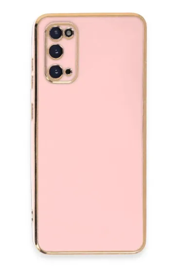 Newface Samsung Galaxy S20 Kılıf Volet Silikon - Pembe resmi