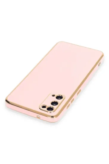 Newface Samsung Galaxy S20 Kılıf Volet Silikon - Pembe resmi