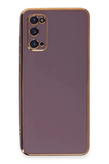 Newface Samsung Galaxy S20 Kılıf Volet Silikon - Mor resmi