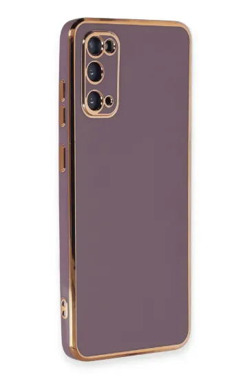 Newface Samsung Galaxy S20 Kılıf Volet Silikon - Mor resmi