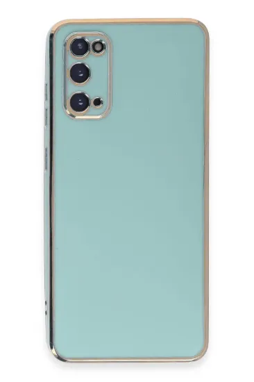 Newface Samsung Galaxy S20 Kılıf Volet Silikon - Açık Yeşil resmi