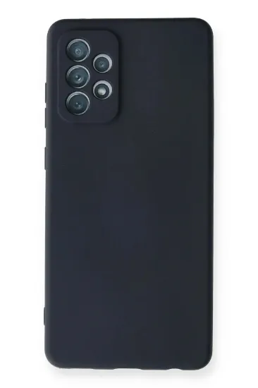 Newface Samsung Galaxy A72 Kılıf Nano içi Kadife Silikon - Lacivert resmi