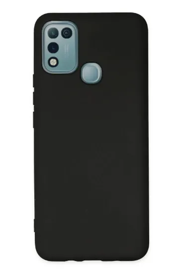 Newface İnfinix Hot 10 Play Kılıf Nano içi Kadife Silikon - Siyah resmi