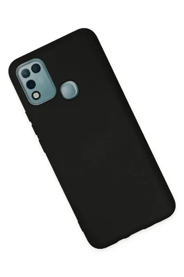 Newface İnfinix Hot 10 Play Kılıf Nano içi Kadife Silikon - Siyah resmi