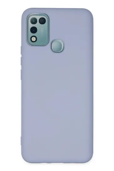 Newface İnfinix Hot 10 Play Kılıf Nano içi Kadife Silikon - Lila resmi