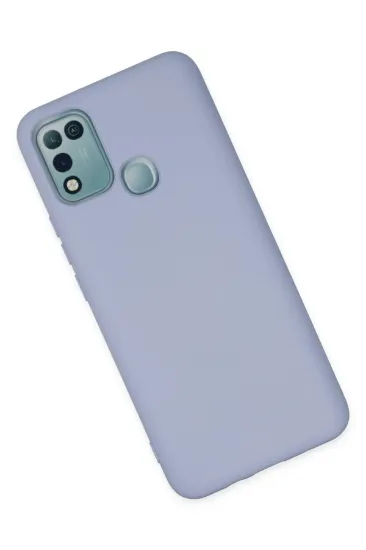 Newface İnfinix Hot 10 Play Kılıf Nano içi Kadife Silikon - Lila resmi