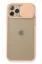 Newface iPhone 11 Pro Kılıf Palm Buzlu Kamera Sürgülü Silikon - Pembe resmi
