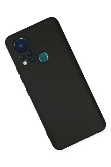 Newface İnfinix Hot 11s Kılıf Nano içi Kadife Silikon - Siyah resmi