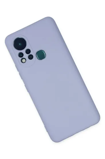 Newface İnfinix Hot 11s Kılıf Nano içi Kadife Silikon - Lila resmi
