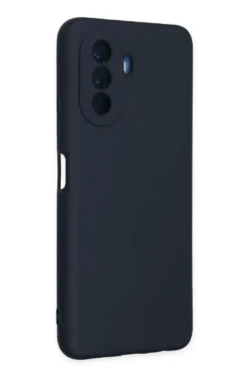 Newface Huawei Nova Y70 Kılıf Nano içi Kadife Silikon - Lacivert resmi
