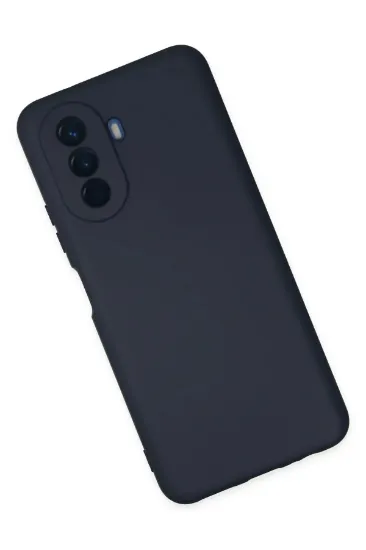 Newface Huawei Nova Y70 Kılıf Nano içi Kadife Silikon - Lacivert resmi