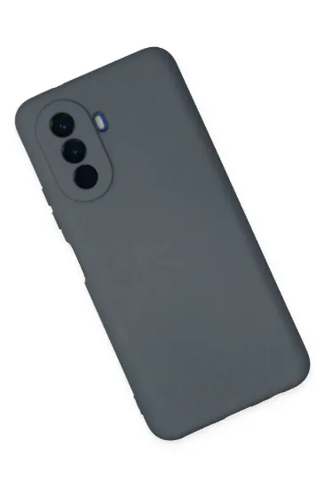 Newface Huawei Nova Y70 Kılıf Nano içi Kadife Silikon - Gri resmi