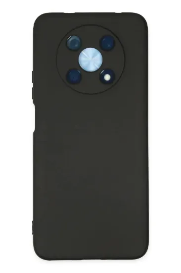 Newface Huawei Nova Y90 Kılıf Nano içi Kadife Silikon - Siyah resmi