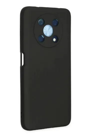 Newface Huawei Nova Y90 Kılıf Nano içi Kadife Silikon - Siyah resmi