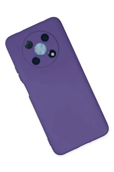 Newface Huawei Nova Y90 Kılıf Nano içi Kadife Silikon - Mor resmi