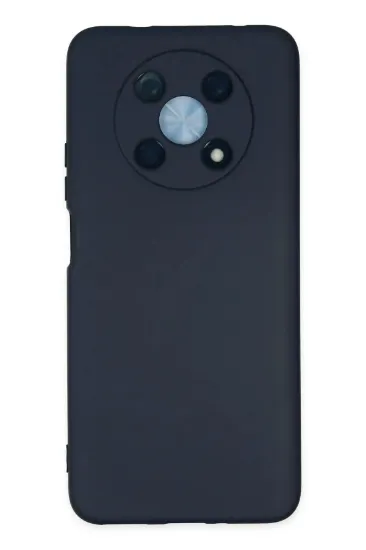 Newface Huawei Nova Y90 Kılıf Nano içi Kadife Silikon - Lacivert resmi