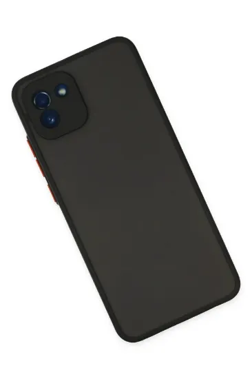 Newface Samsung Galaxy A03 Kılıf Montreal Silikon Kapak - Siyah resmi