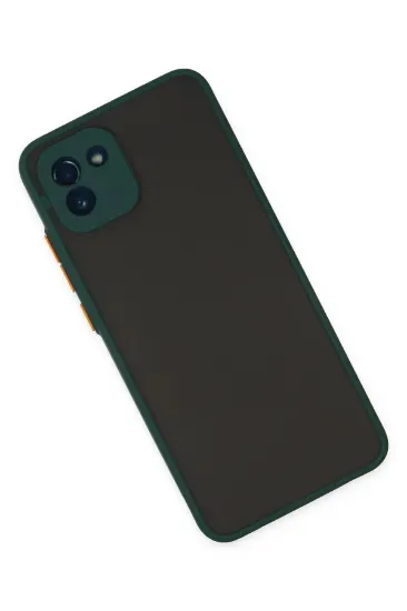 Newface Samsung Galaxy A03 Kılıf Montreal Silikon Kapak - Yeşil resmi