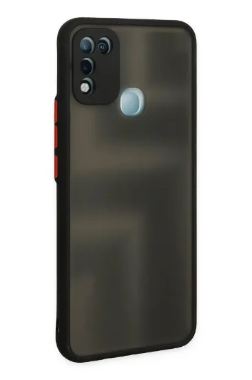 Newface İnfinix Hot 10 Play Kılıf Montreal Silikon Kapak - Siyah resmi