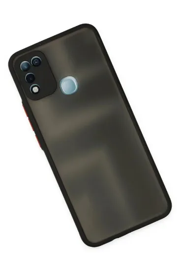 Newface İnfinix Hot 10 Play Kılıf Montreal Silikon Kapak - Siyah resmi