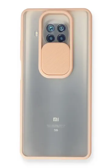 Newface Xiaomi Mi 10T Lite Kılıf Palm Buzlu Kamera Sürgülü Silikon - Pembe resmi